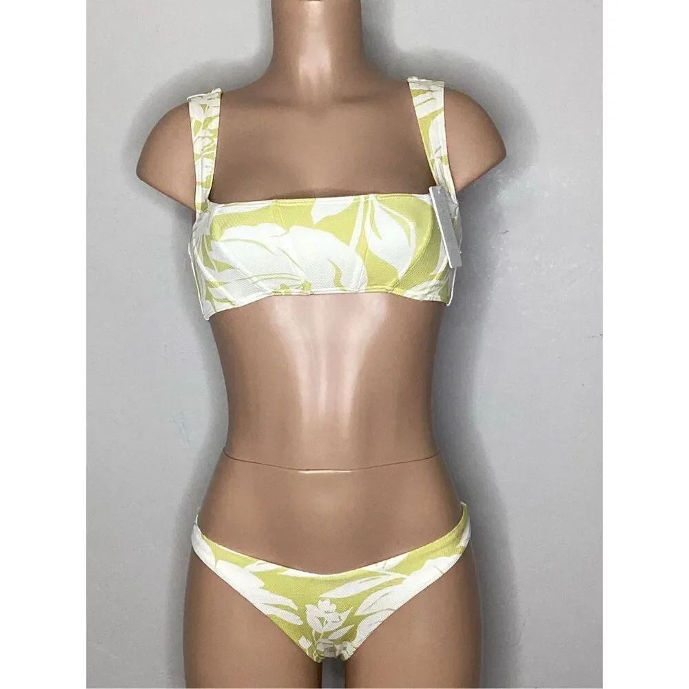NEW. L*SPACE Havana Blooms teeny bikini. Small. Retails $188
